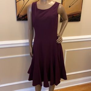 Maroon size 8 dress. Dana Buchman. Freshly dry cleaned